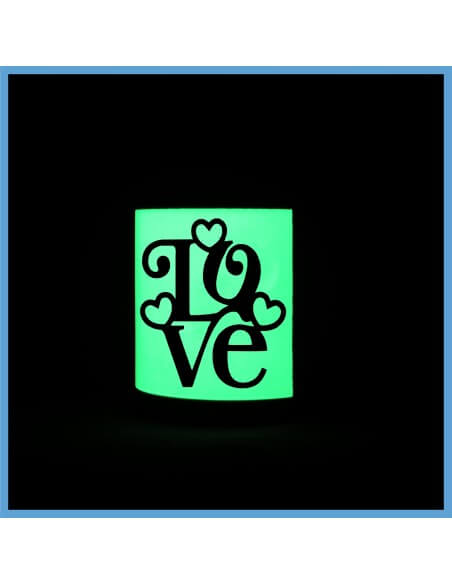 Taza Blanca Foto Luminiscente