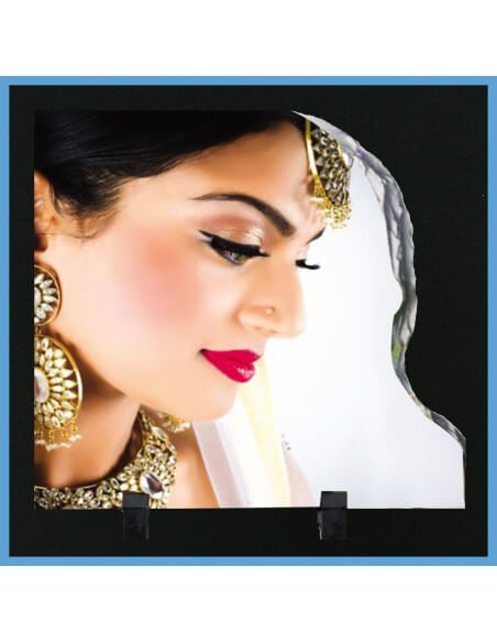 Piedra de Pizarra cuadrada esquina rota