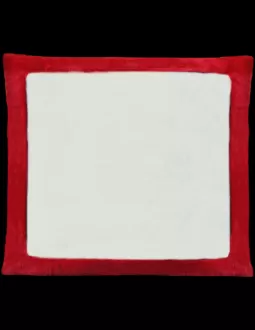 Cojín de peluche Rojo