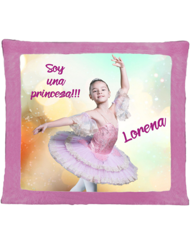 Cojín de peluche Rosa