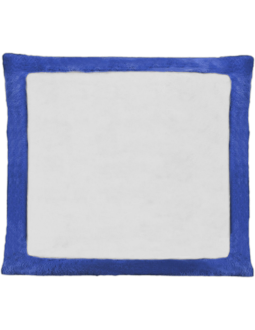 Cojín de peluche Azul