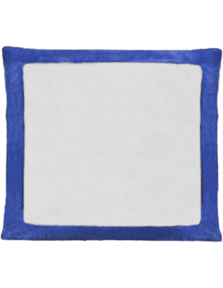 Cojín de peluche Azul