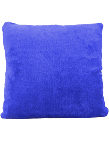 Cojín de peluche Azul