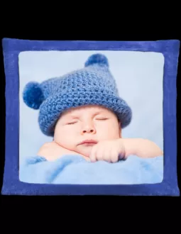 Cojín de peluche Azul 2