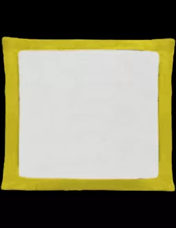 Cojín de peluche Amarillo