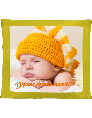 Cojín de peluche Amarillo