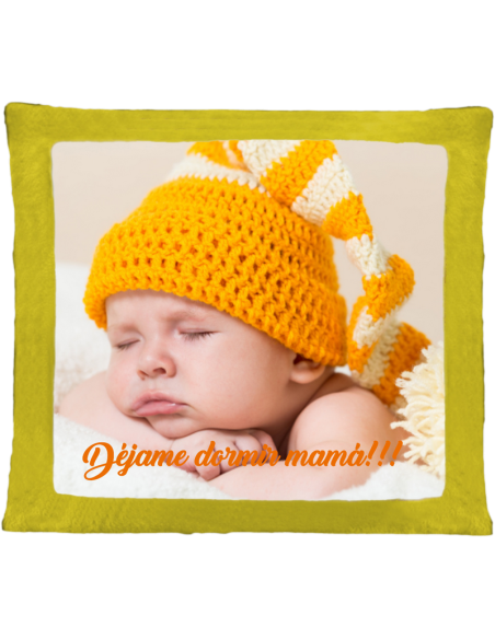 Cojín de peluche Amarillo