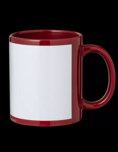Taza de Color Burdeos