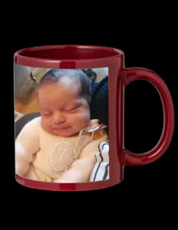 Taza de Color Burdeos 2
