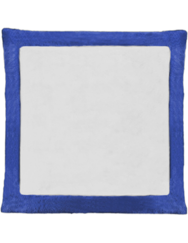 Cojín de peluche Azul