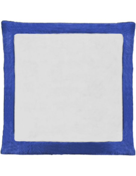 Cojín de peluche Azul
