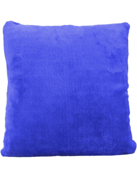 Cojín de peluche Azul