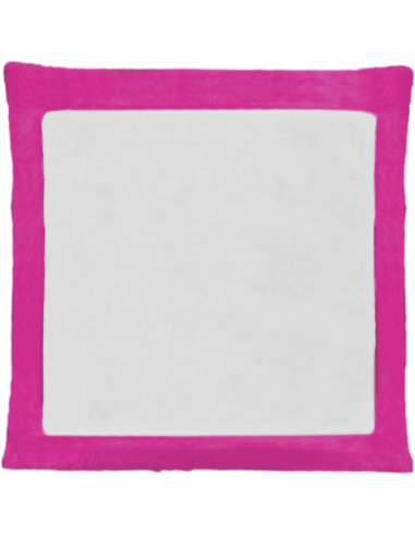 Cojín de peluche Fucsia