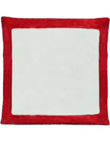 Cojín de peluche Rojo